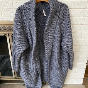 POL Chunky Knit Grey oversized Sweater SZ S